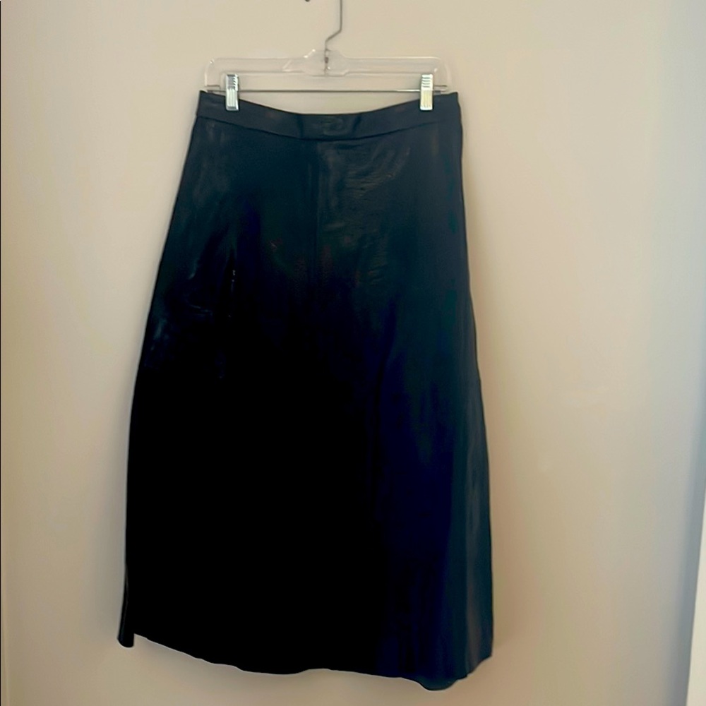 Rachel Comey Black Women's leather midi
